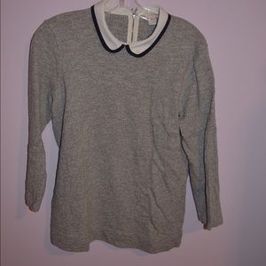 J.Crew peterpan style 3/4 top