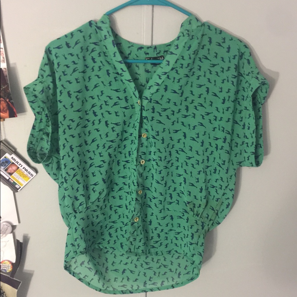 Light-weight Fashion Web Safari Top