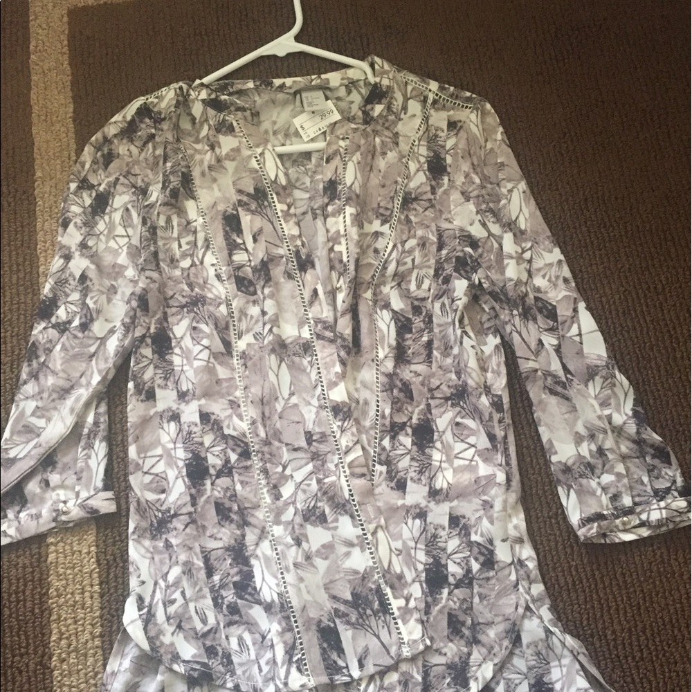 Women's button down blouse for work