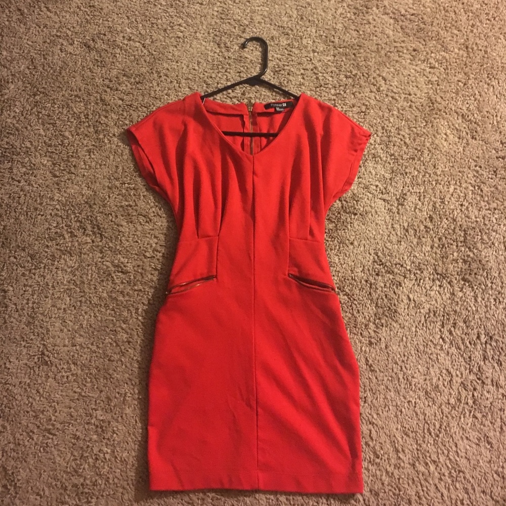 Red forever 21 dress