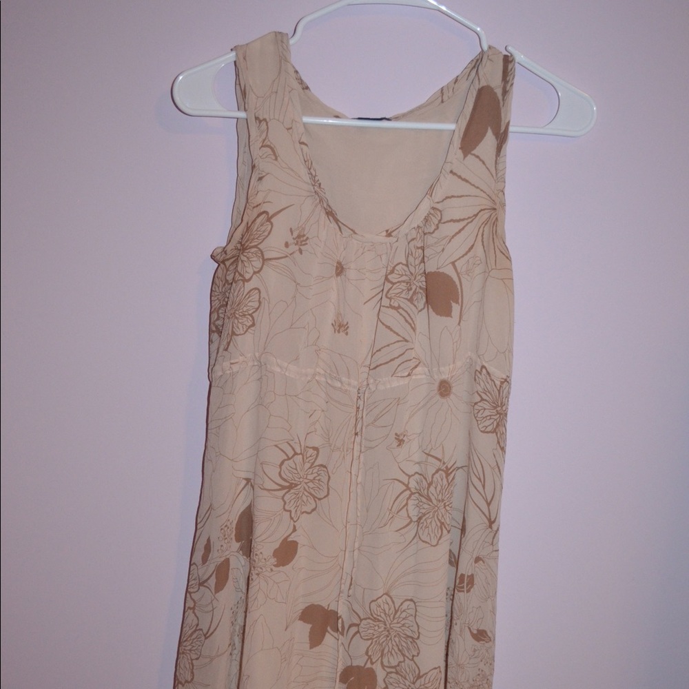 Beige floral Theory dress