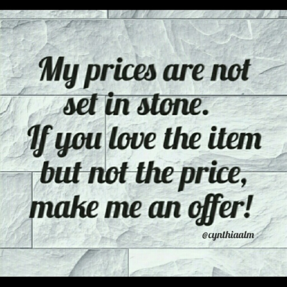 I am negotiable!