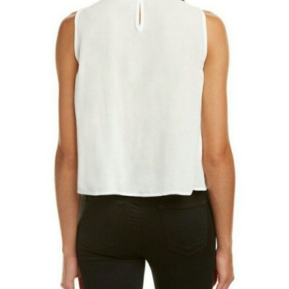 Lace-up Ruffle Front Top - Picture 3 of 3