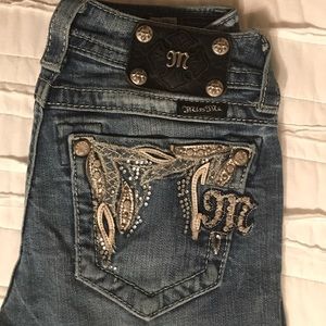 Size 24 Miss Me Boot Cut Jeans
