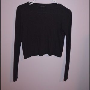 Rag and Bone Jean Rai Ribbed Cropped Tee