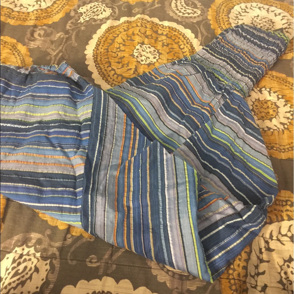 Fun bohemian Elephant Stripped pants