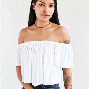Urban Outfitters Lola off the shoulder shirt