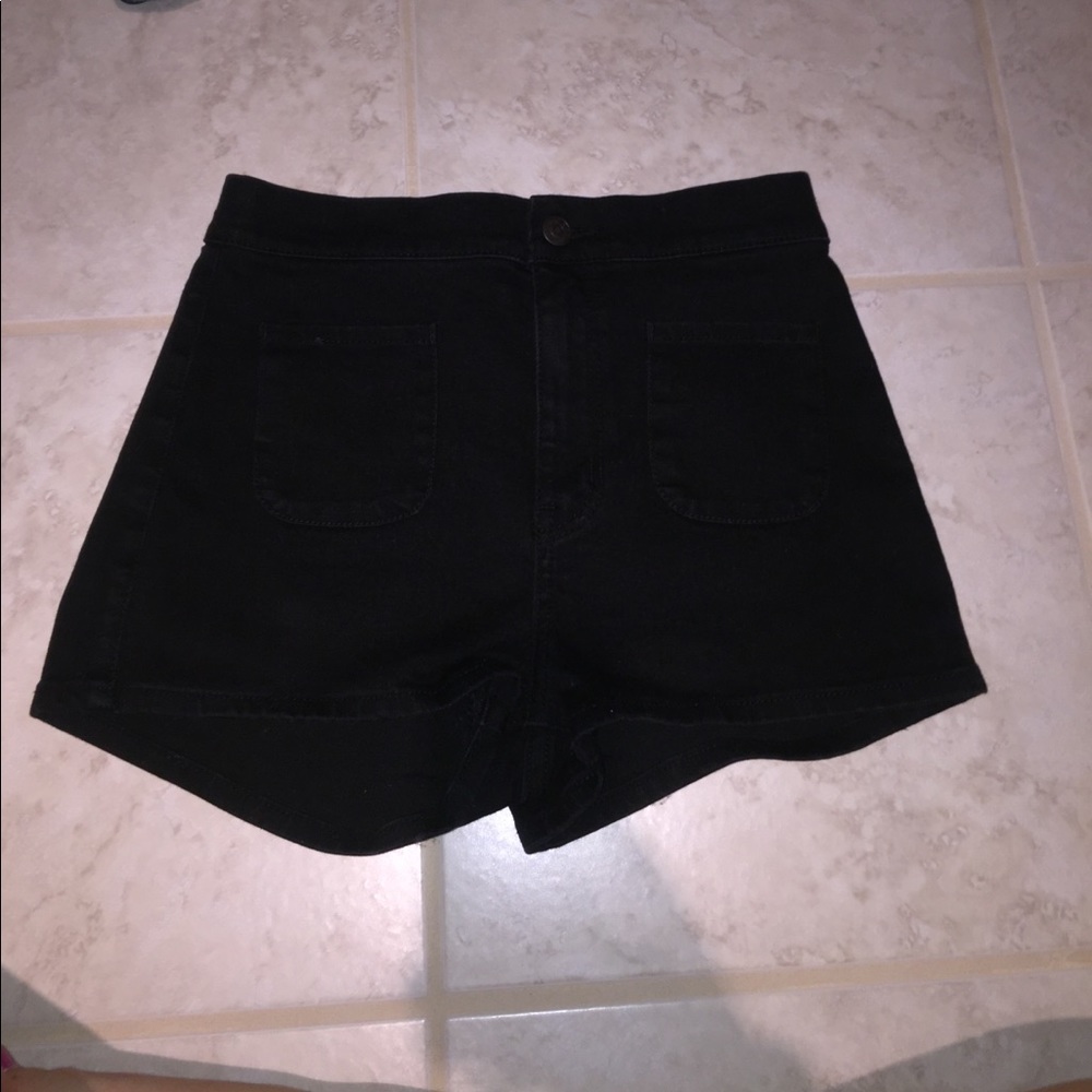 Black High Waisted shorts