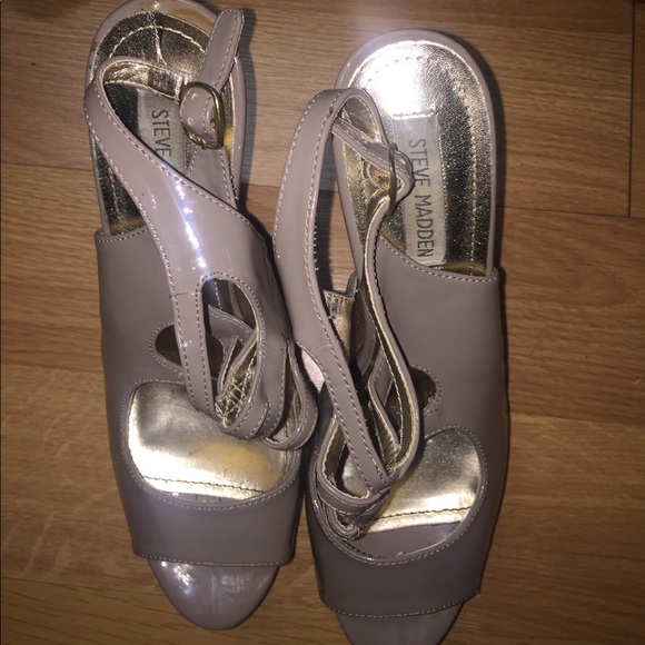 Peep Toe Sling Back Heels - Picture 1 of 2