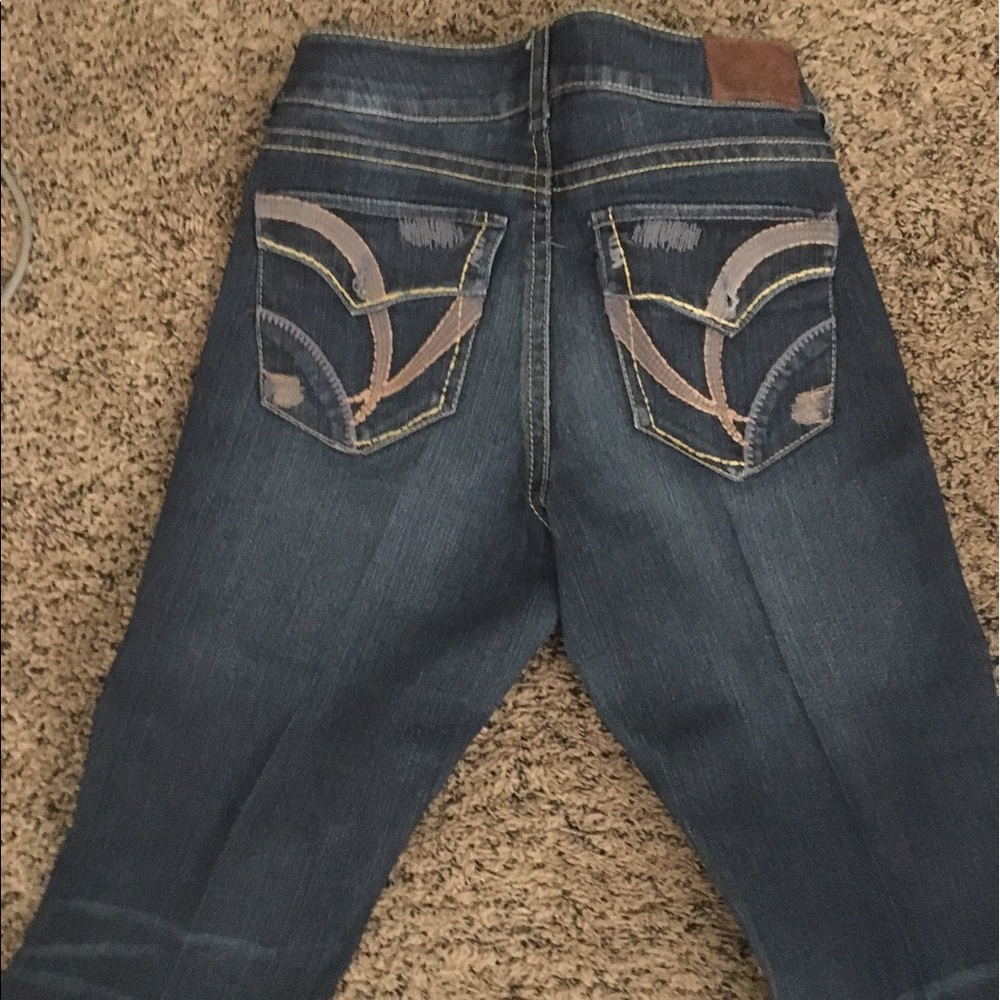 Paris blue FLARE! 35in inseam!