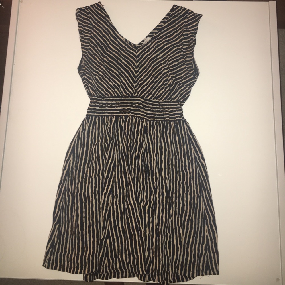 Navy & White Sundress