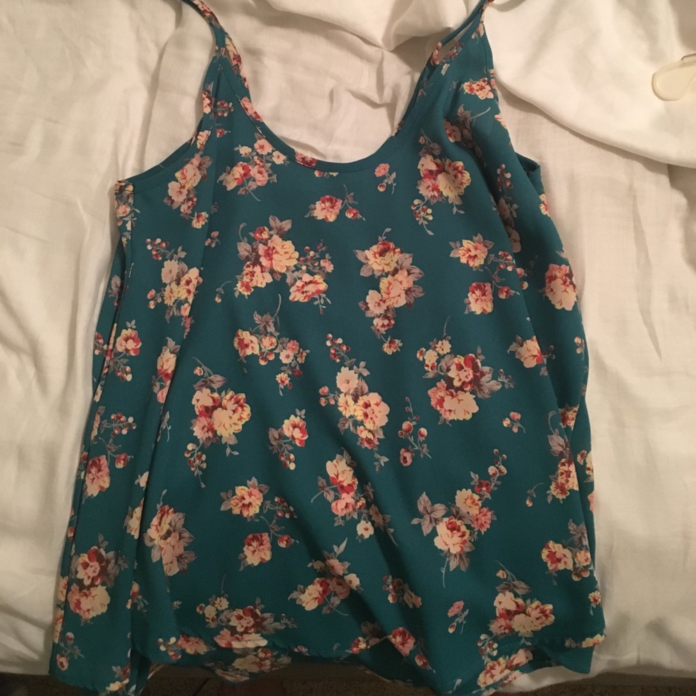 Floral tank top