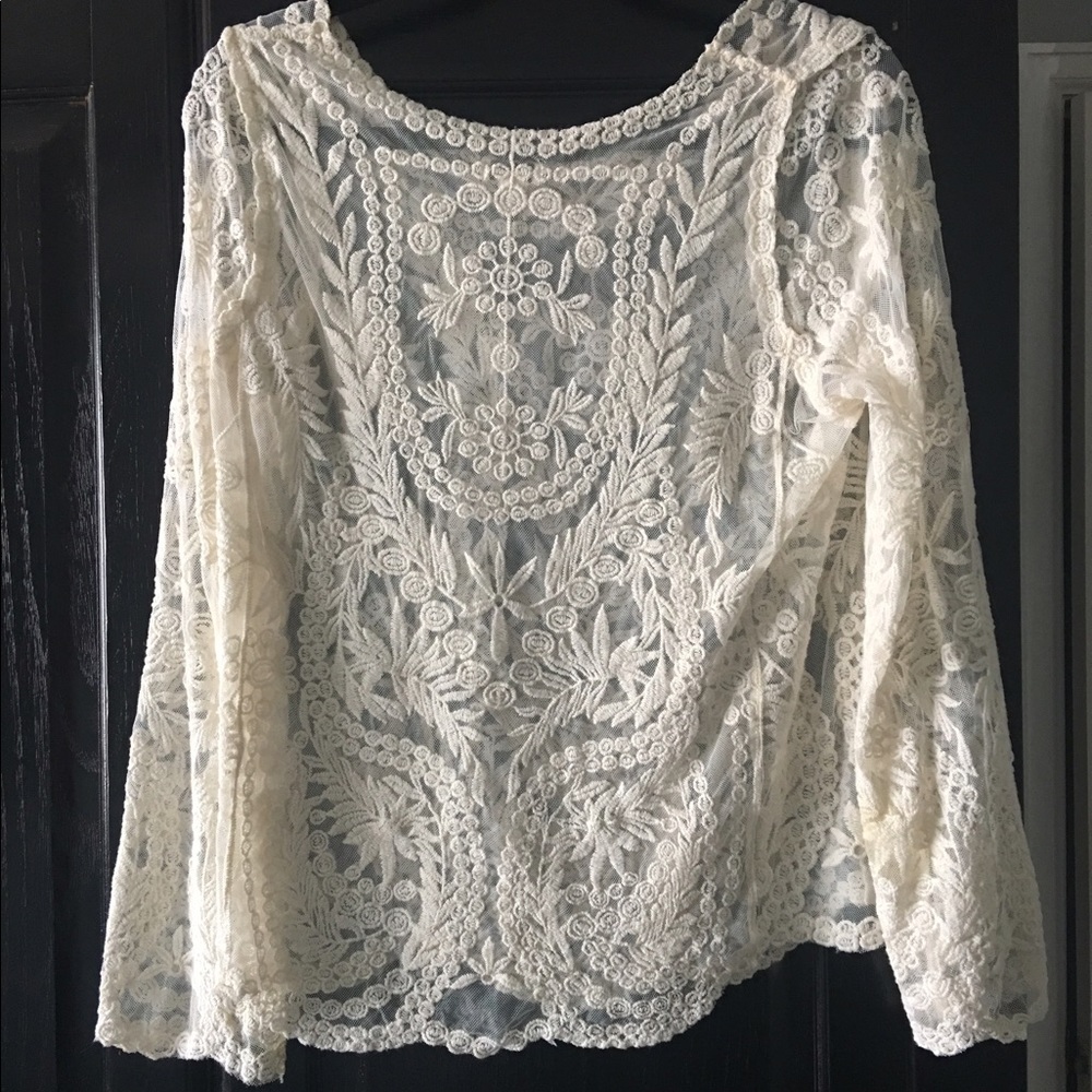 Long sleeve Lacy top