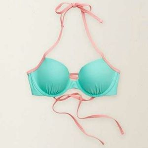 Lace-back Underwire Bikini Top