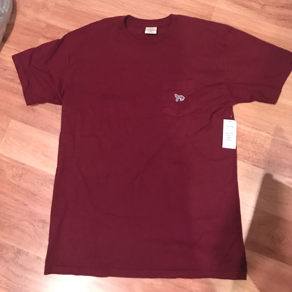 NWT Vans red pocket tee