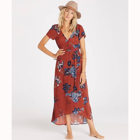 billabong wrap me up dress