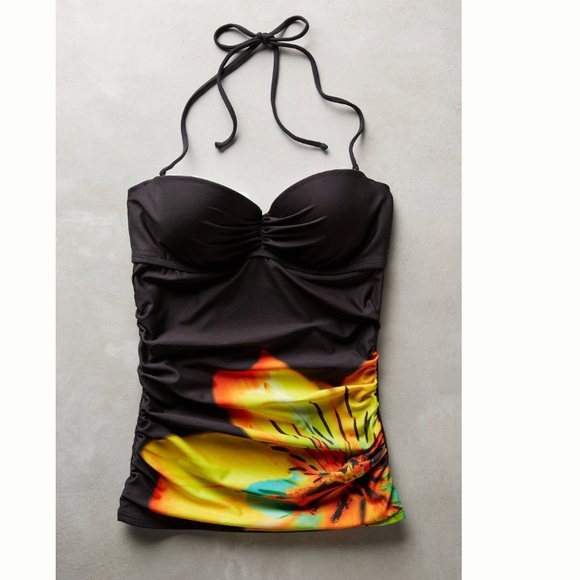 New Anthropologie mix-and-match Bandeau Tankini