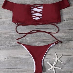 Off the Shoulder Brazilian Bikini Amazing Material