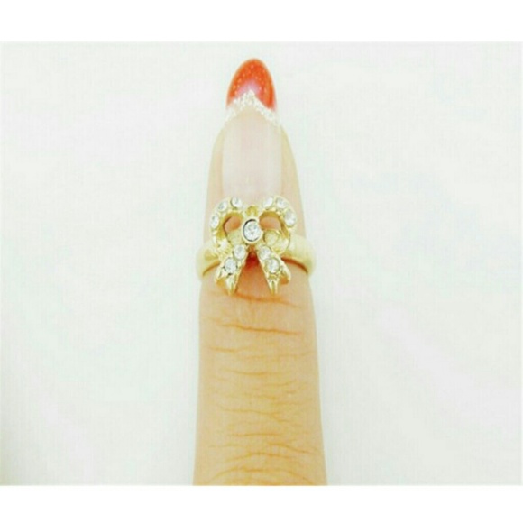 7 Piece Bowknot Knuckle Ring Set - Picture 2 of 7