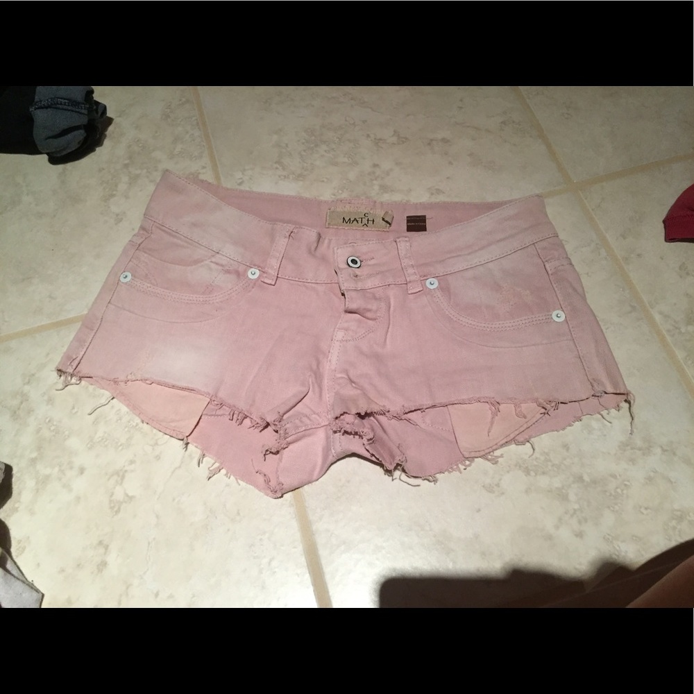 Light pink shorts
