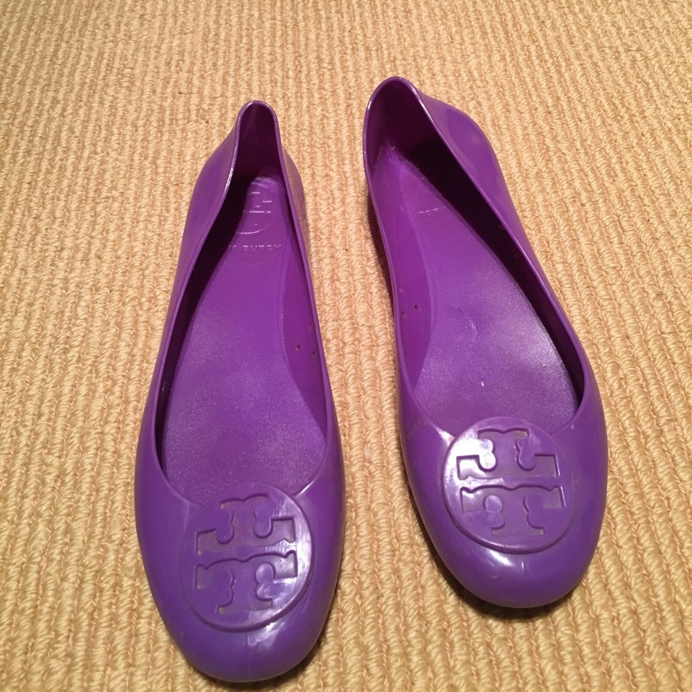 Rare Plastic Tory Burch Flats!