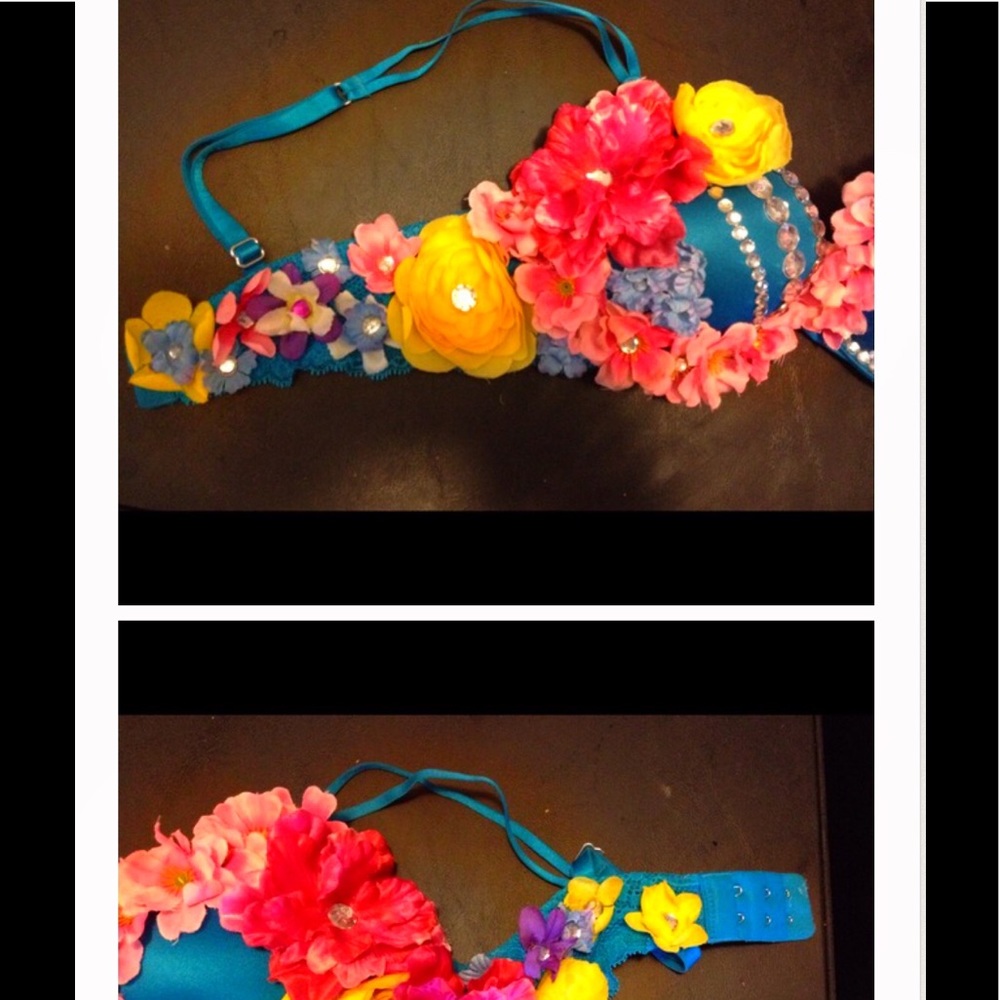 Flower Rave Bra - Picture 2 of 2