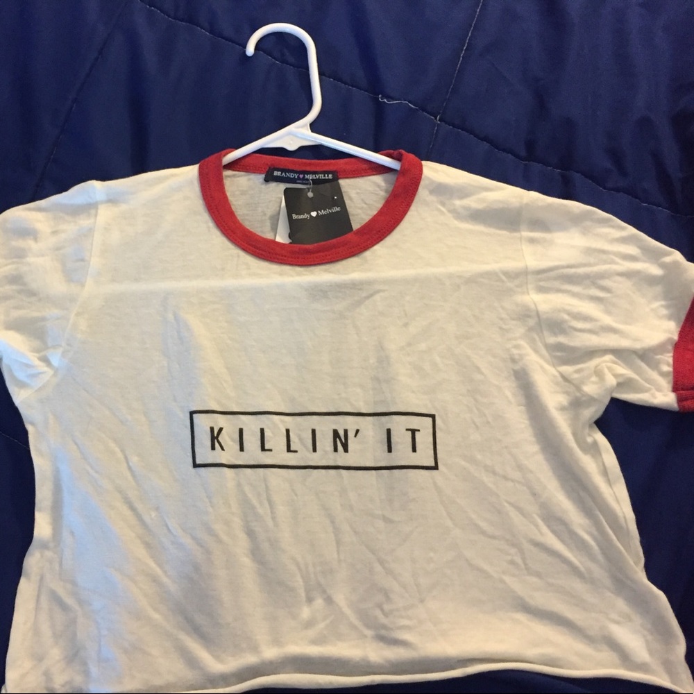 Brandy Melville "Killin' It" crop top