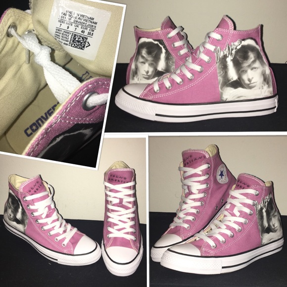 Converse Shoes Custom Converse David Bowie Hitop Converse Shoes Custom Converse David Bowie Hitop