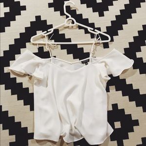 Topshop white top