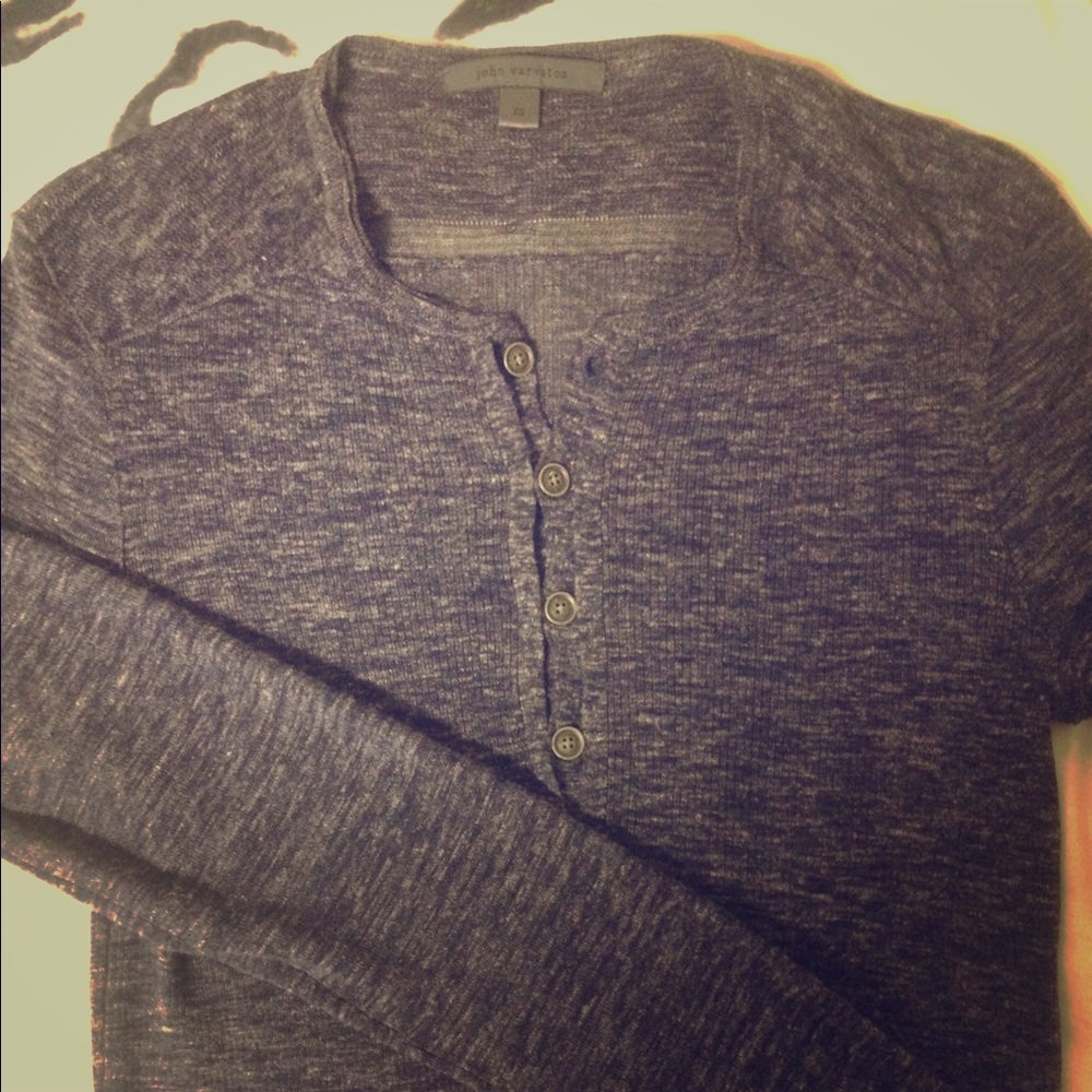 John Varvatos Silk Henley