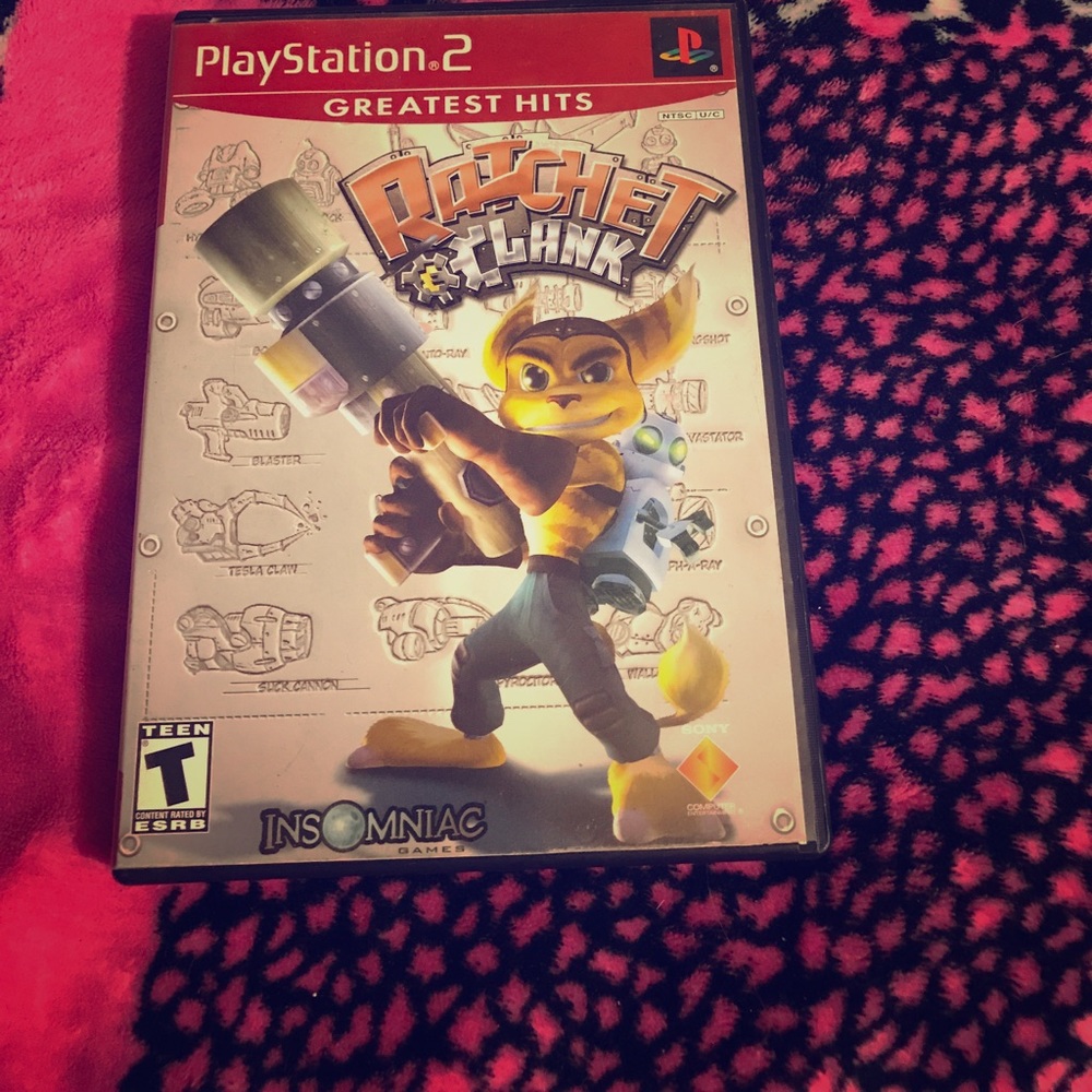 Ps2 Ratchet and Clank Game