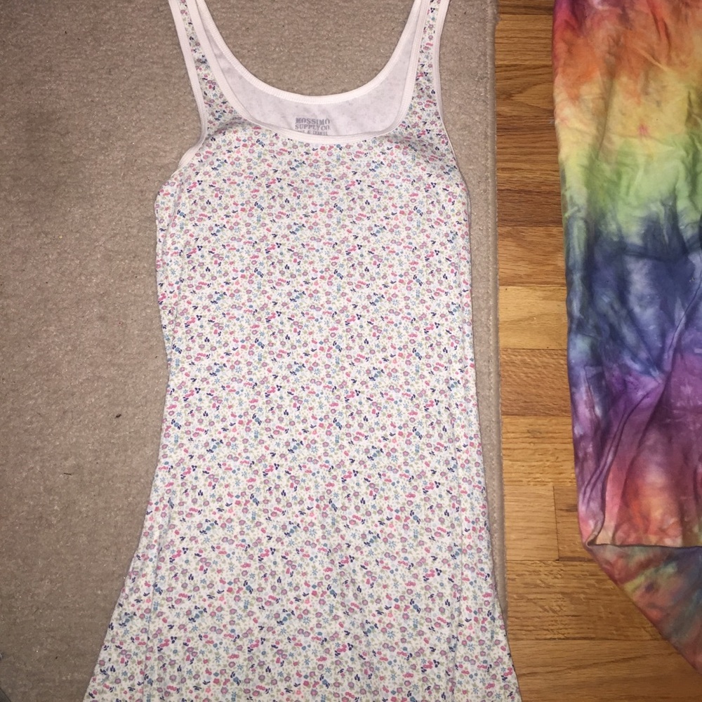 Tight floral tank top target