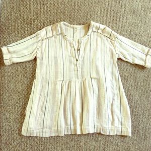 Sand & Gold embellished Free People blouse