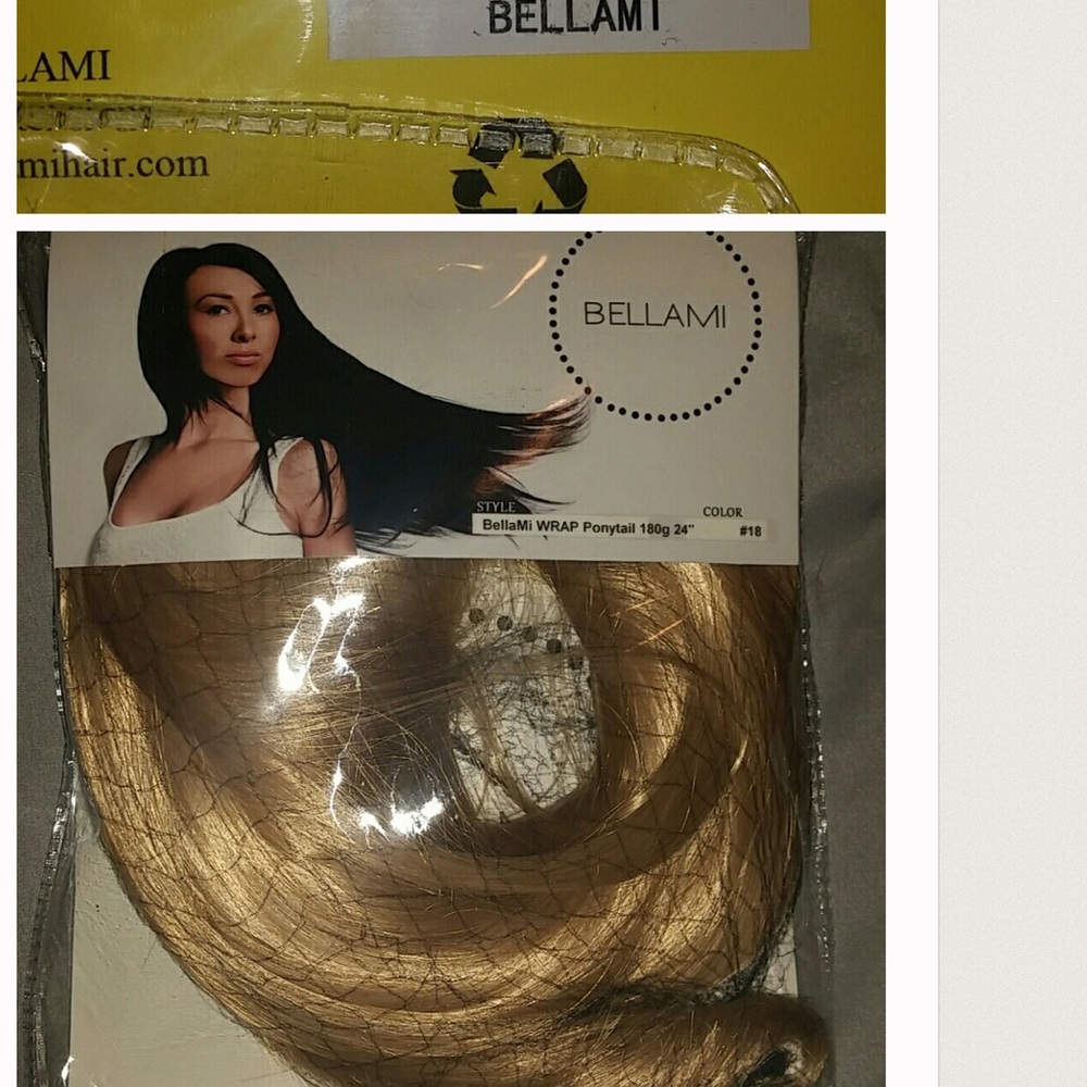 Bellami wrap ponytail Dirty Blonde 22"