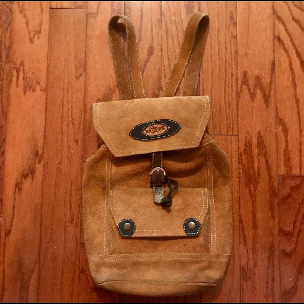 A&F Suede Mini Backpack!