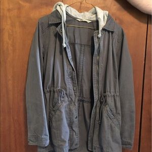 Grey Hollister Jacket