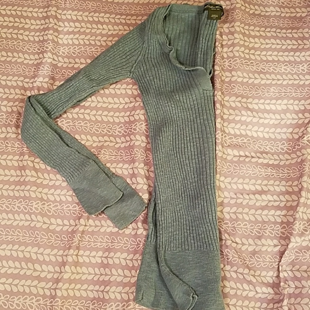 Eddie Bauer blue-gray long sleeve shirt