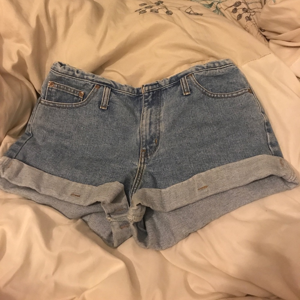 High Waisted Denim Shorts