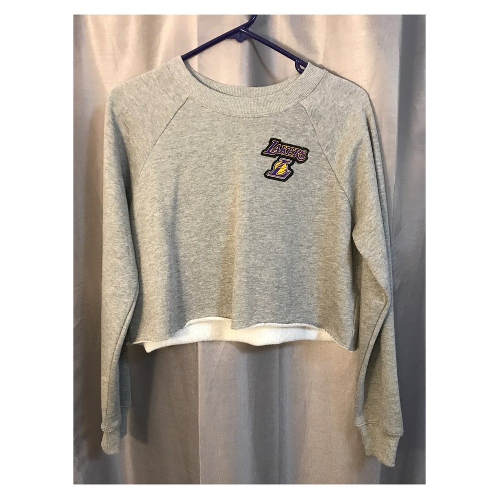 Lakers crop sweater