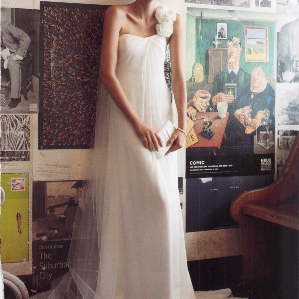 Chiffon A-Line Bridal Gown