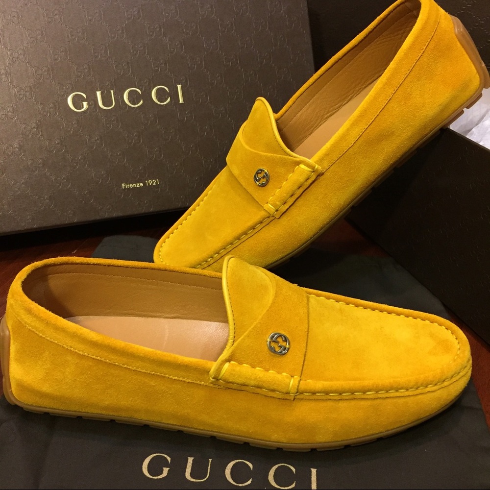 NEW Gucci Slip On Driving Loafers
