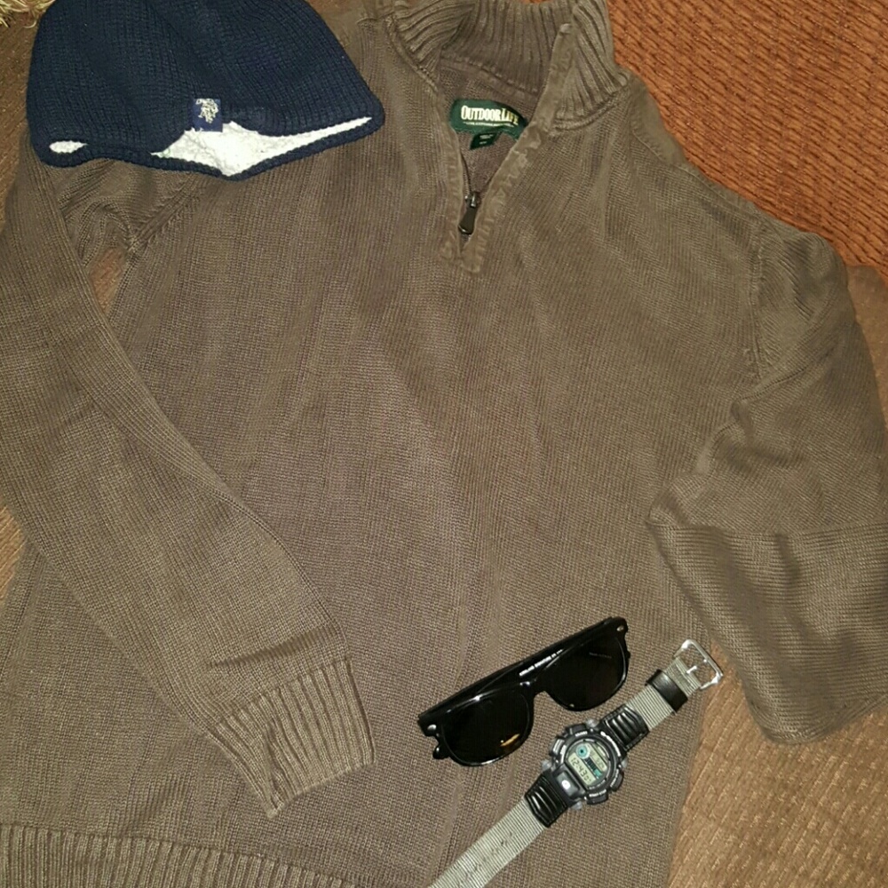 Outdoor Life vintage-feel  Medium-sized  Sweater
