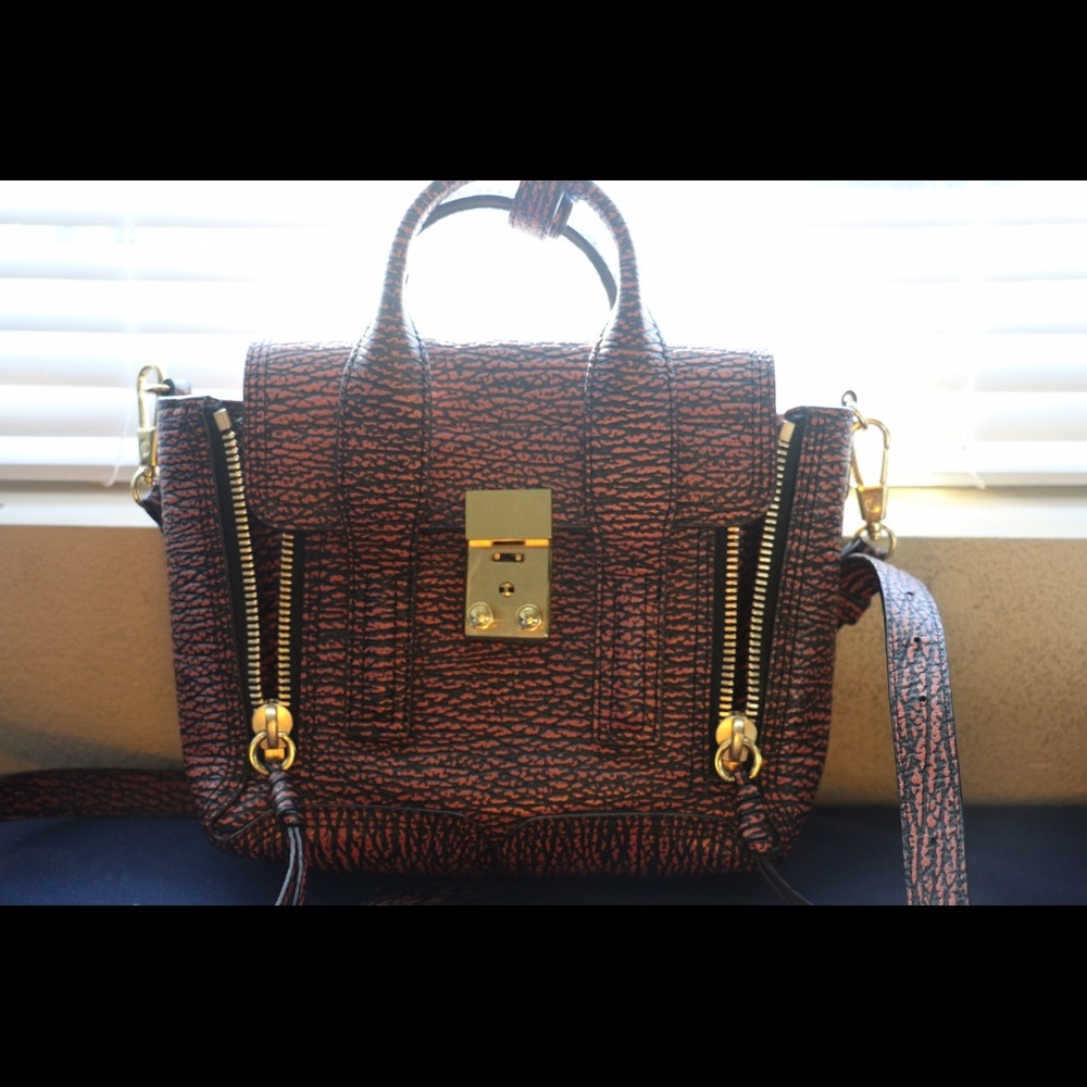 3.1 Phillip Lim Pashli mini textured-leather bag