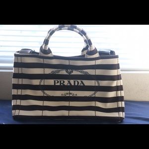 Prada Canvas Tote
