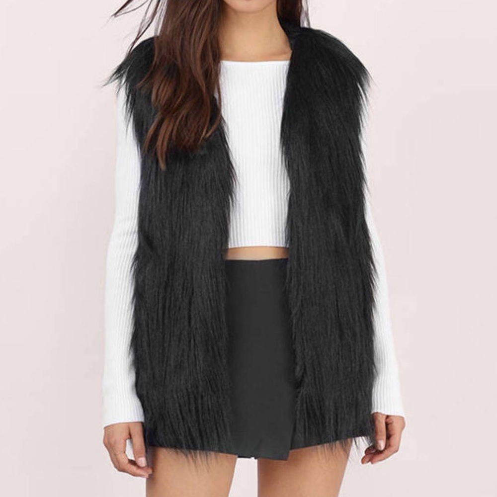 TOBI Faux Fur Vest