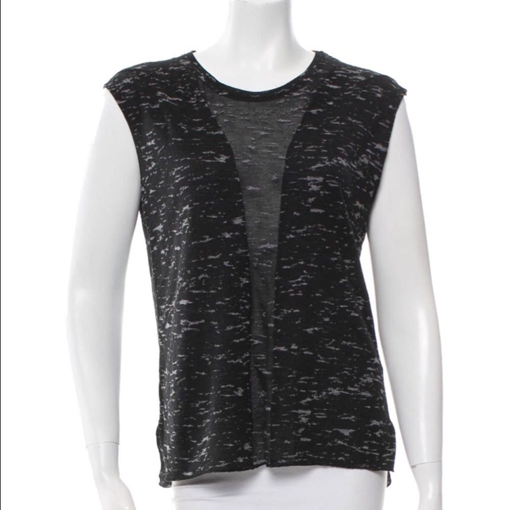SALE: Maje printed sleeveless top