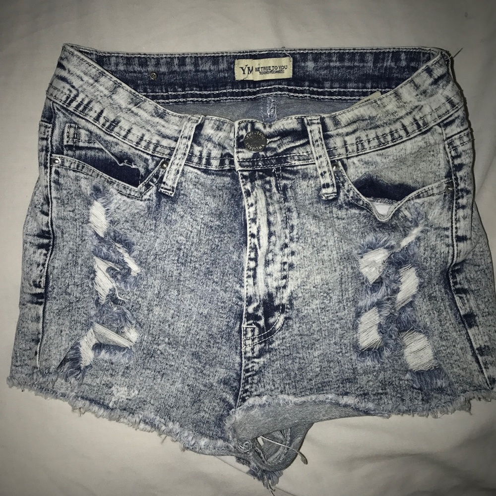 High waisted shorts