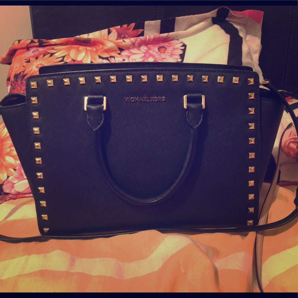 Michael kors Selma studded satchel
