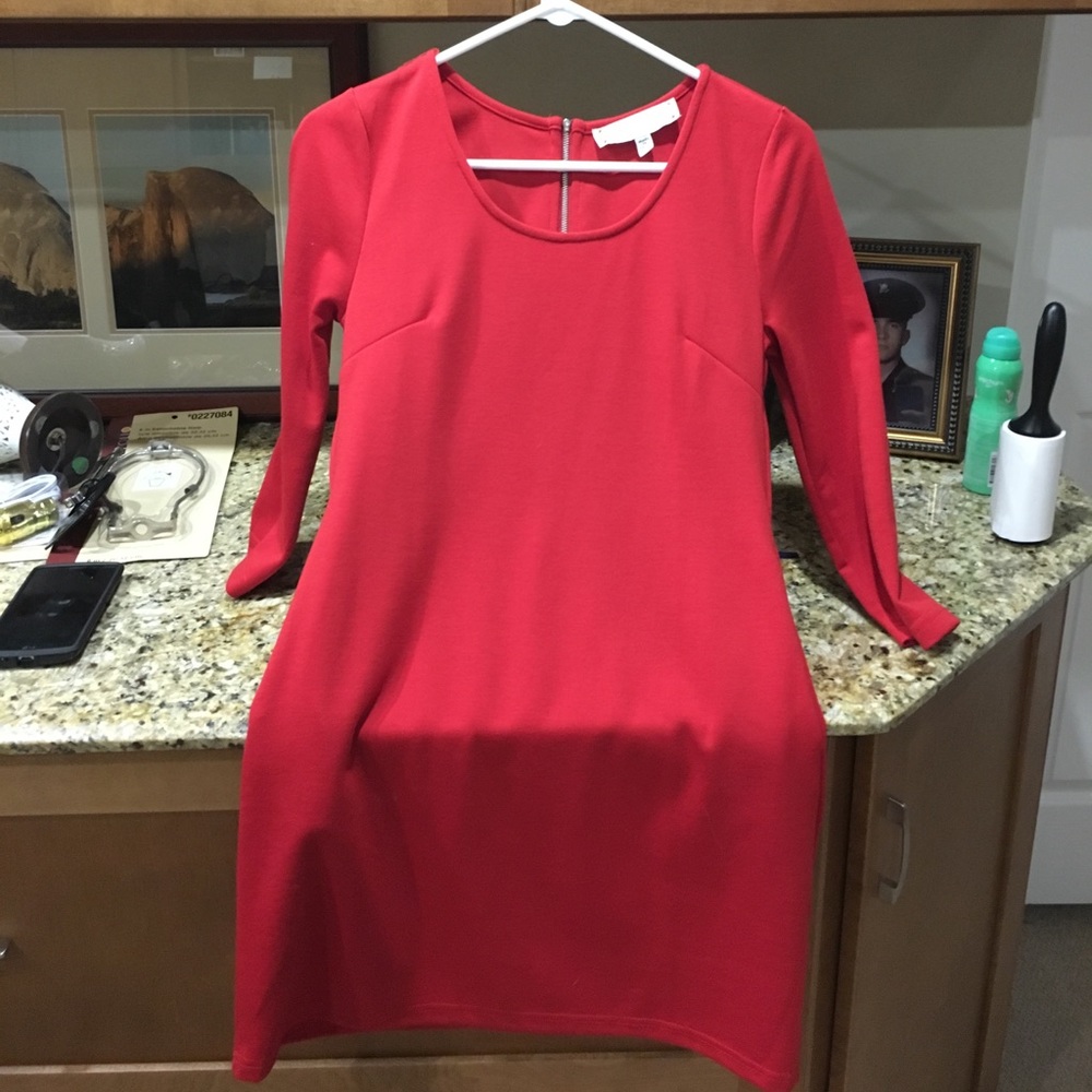 Red dress