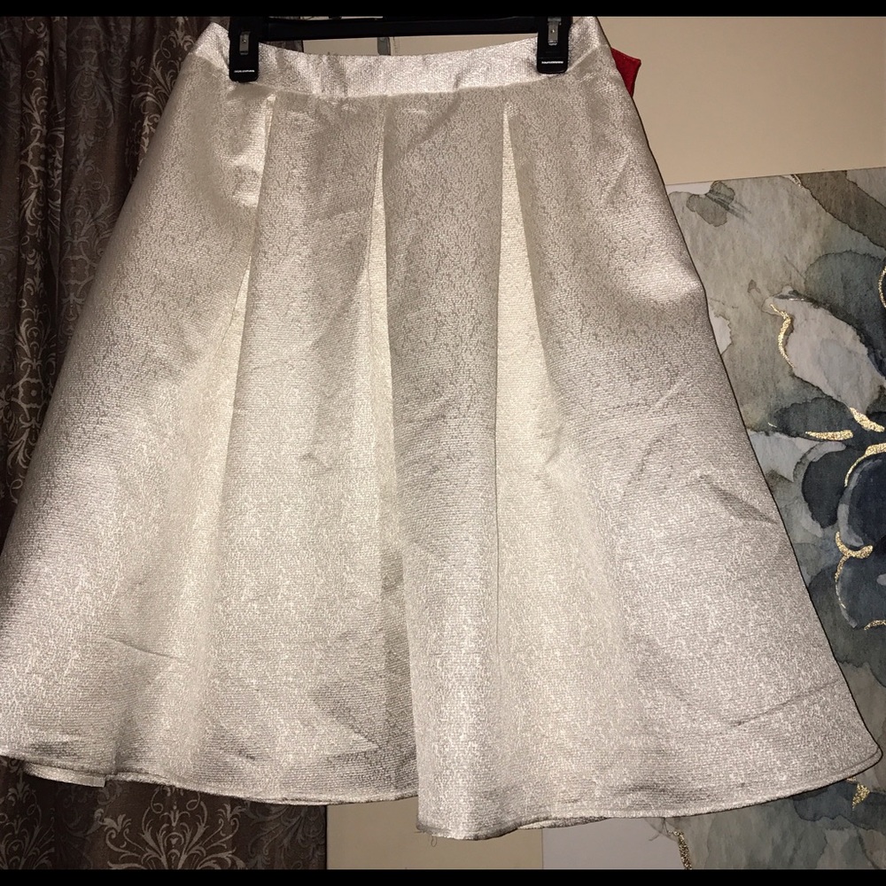 Cream skirt